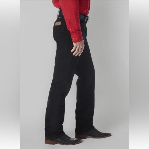 Wrangler Men's 13MWZ Cowboy Cut Original Fit Jeans NEW Color: Shadow Black 31/36 - Picture 5 of 8